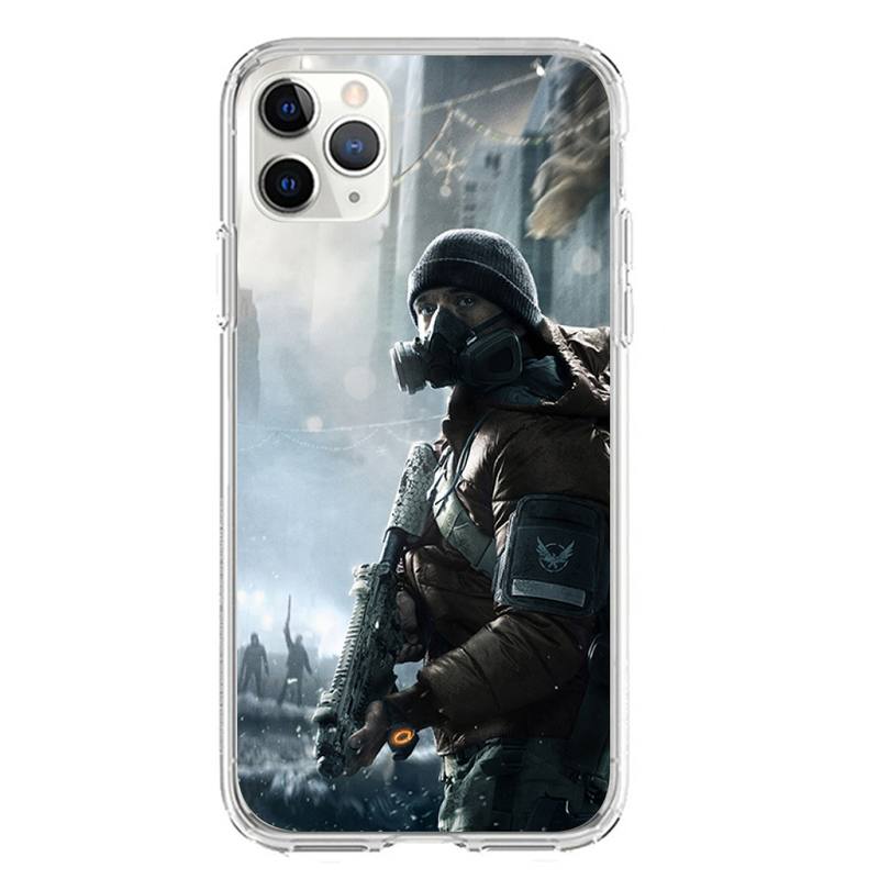 Tom Clancy's The Division Phone Case For Iphone 7 8 Plus X Xs Max Xr 11 12 13 Mini Pro Max SE2 Transparent Soft Cover