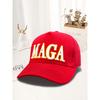 MAGA Hat Embroidered USA Election Baseball Cap Adjustable Patriotic Hat Make America Great Again CAP