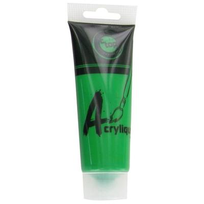 Matte Dark Green Acrylic Paint Tube 75 Ml
