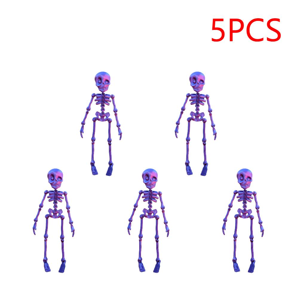 2/5PCS Skeleton Fridge Magnets 3D Printed Magnetic Skull Fridge Magnets Skull Fridge Kitchen OfficeHalloween Funny Decoration