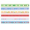 1 Roll Cute Cartoon Washi Tape, Assorted Patterns, Single Use Paper Material, Decorative Adhesive Tape for Scrapbooking and Crafting