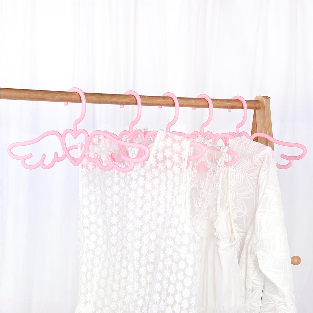 Buy 5/10/20pcs Angel Love Hangers Non-slip Wing Coat Hangers Closet ...