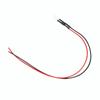 10 Stück 12V 5mm LED Leuchtdiode Verdrahtet Mehrfarbiges LED Lichtkabel 20cm 0.06W(Weiß)