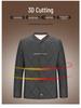 Men's Winter Cotton Jacket and Pants Set with Plus Velvet Lambswool - Warm Thickened Grandpa Style
