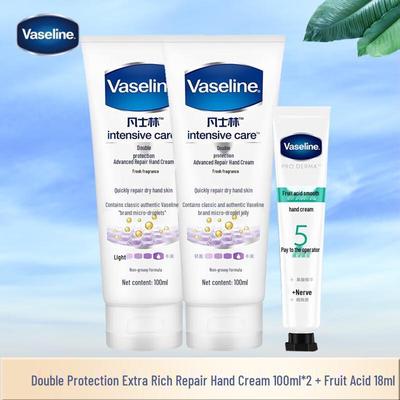 Vaseline Deep Repair Handcreme Duo mit Fruchtsäure Mini-Set