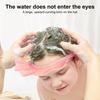 Adult Kids Shower Cap Shield Adjustable Bathing Head Hat Shampoo Visor Cap Soft Waterproof Hair Washing Shield for Head Ear Eye Protection