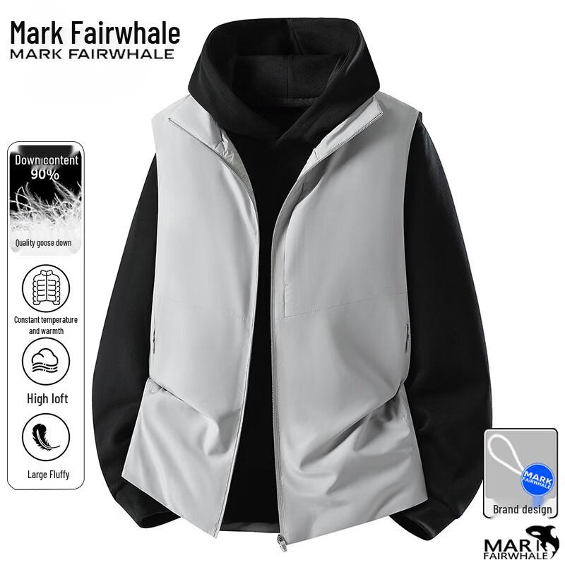 Мужской пуховый жилет Mark Fairwhale M серый