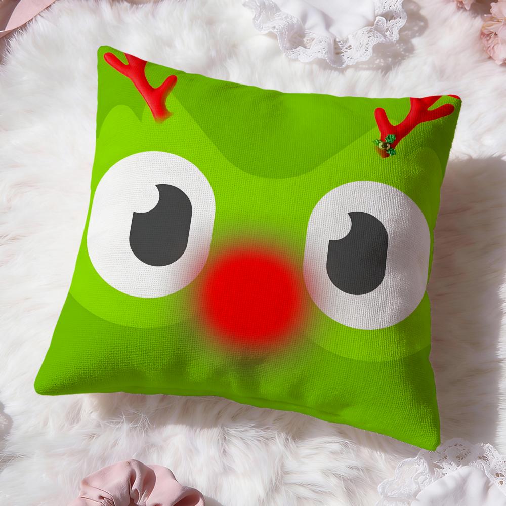 Brand D-DuolingoS Cushion Cover Premium Comfort Reversible Pillow Cove -Two In One Design for Any Room & Car Interior