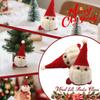 Christmas Ornaments, 8cm Tall Handmade Wool Santa Figures, Cute Xmas Decorations For Home, Tree, Party, Holiday Gifts