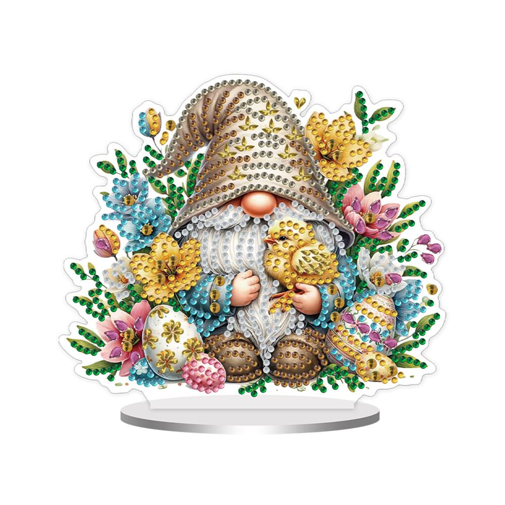 Special Shape Acrylic Diamond Painting Desktop Decorations Diamond Painting Tabletop Ornaments Kit for Home Office Desktop Decor
