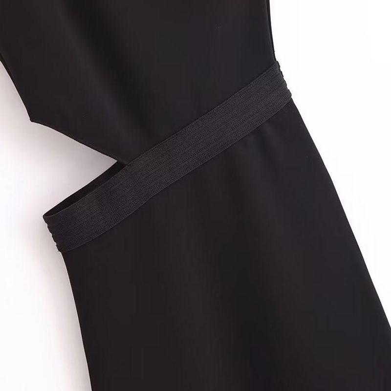 Kaslead New Women clothes Western Style Fashion Asymmetric Elastic Strapless Dress 5584180 800