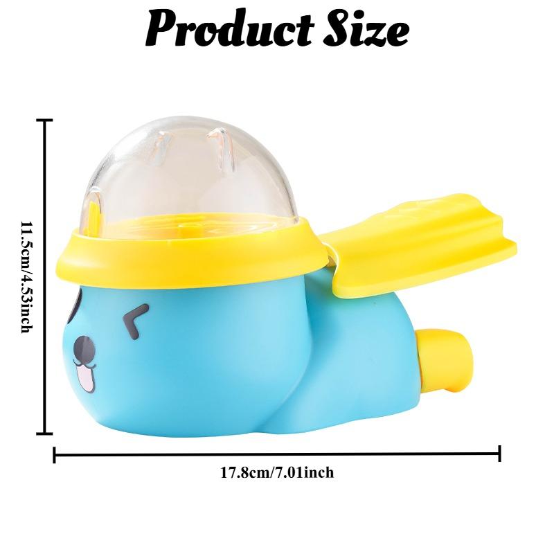 Cute Bear Plane Pet Food-dispensing Toy - Press Rotate Design for IQ Training, for Cats Dogs Self-amusement, Durable Pet Gift