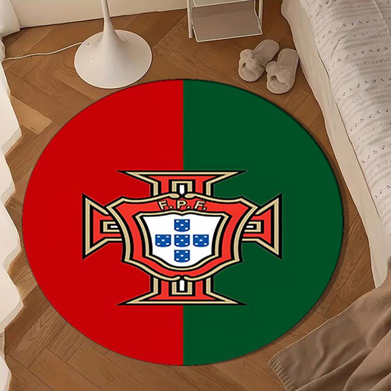 Portugal's National Emblem Round mat Home Decor, Chair rug For livingroom,Bedroom, doormat home decor Birthday Gift Christmas Gifts