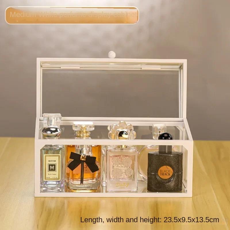 

Пыленепроницаемый ящик для хранения духов, акриловый ящик для хранения косметики, водонепроницаемый органайзер для макияжа, держатель для духов, большая емкость