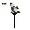 Solar Powered Garden Decor Stake Light, Waterproof Christmas Outdoor LED Lamp with Warm Landscape Lighting Glow, Decorative for Lawn Patio Yard