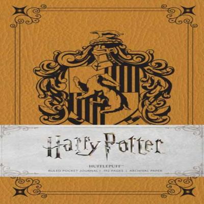 Harry Potter Hufflepuff Ruled Pocket Journal by Insight Editions Hardback Book 9781683830337