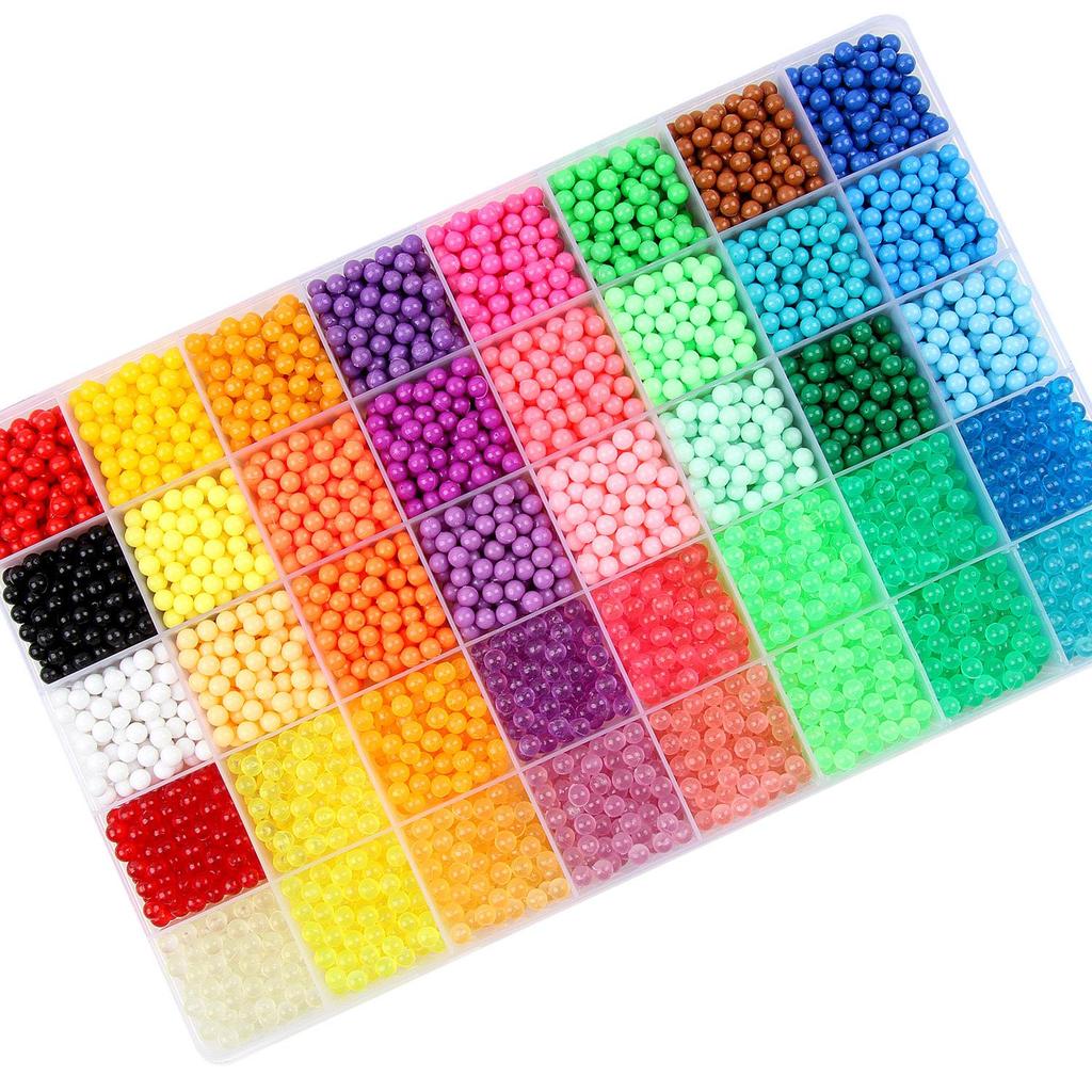 Water Magic Beads DIY Puzzle Set for Kids: Early Education Handmade Hama Beads