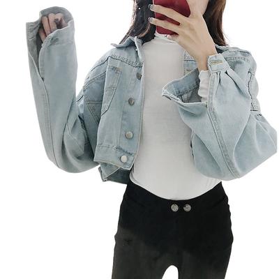 denim short jacket for women