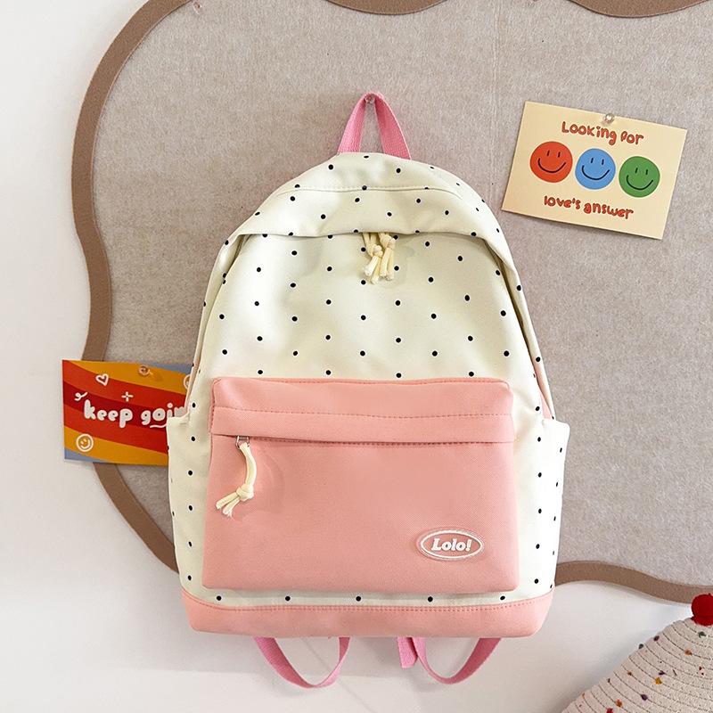 Schoolbag cute schoolbag female lightweight college student star large capacity versatile backpack small fresh simple backpack