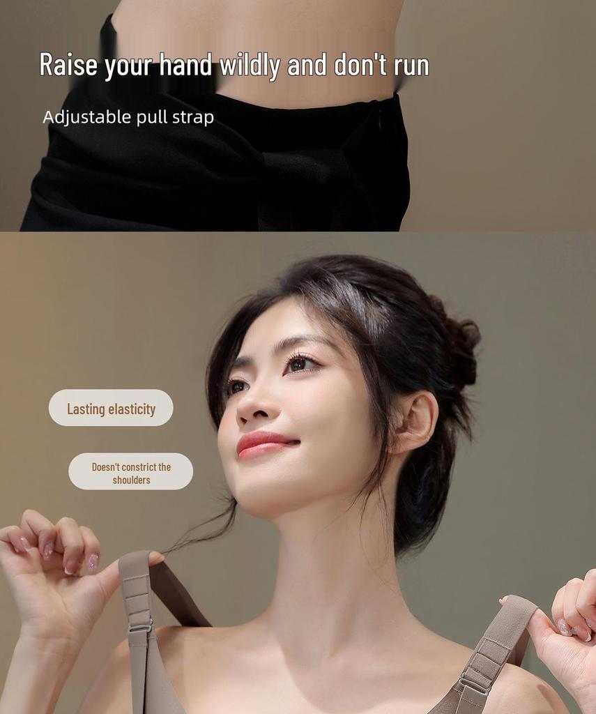 Anti-Sagging Seamless Bra for Small & Big Chests: Lifts, Gathers, and Minimizes for a Fuller Look