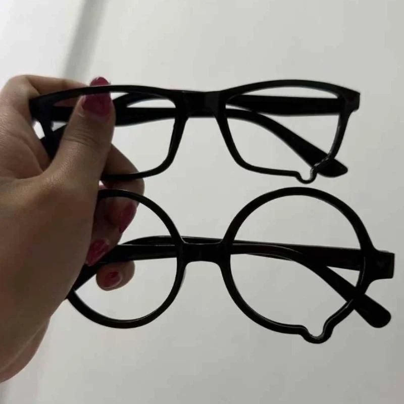Fashion Eyewear Halloween Cosplay Cute Accessories Gift Y2K Anime Crying Glasses Dripping Tears Black Frame Unisex Retro Glasses