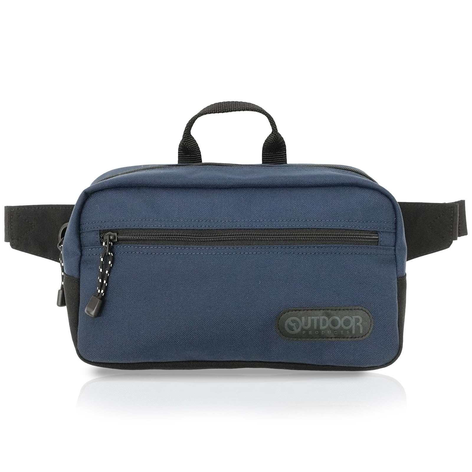 

Shoulder Bag Classic Horizontal Waist Suede Organizer Navy 2 [Outdoor Products] (Black Label)
