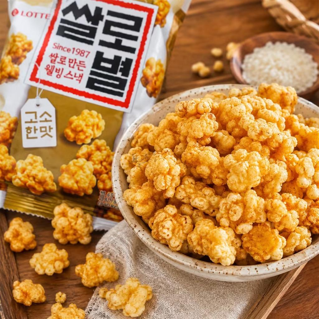 Lotte Savory Rice‑Puffed Snack 78g
