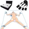Restraint Set for Sex with Handcuffs Adult Couple Set SM Slave Sexope Bed Restraints Sex Toy Nylon Handcuff Ankle Cuffs Kit