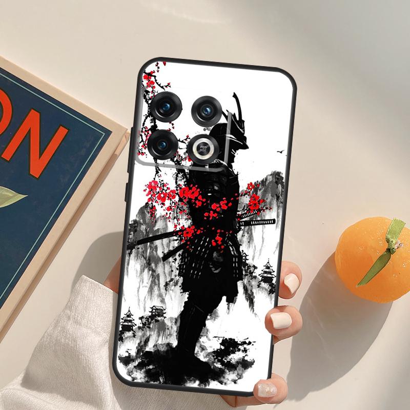 Japanese Samurai Warrior Case For OnePlus 15 13 12 11 13R 12R 10T 8T 13T OnePlus Nord 5 CE 3 2 4 Lite N20 N30 Cover