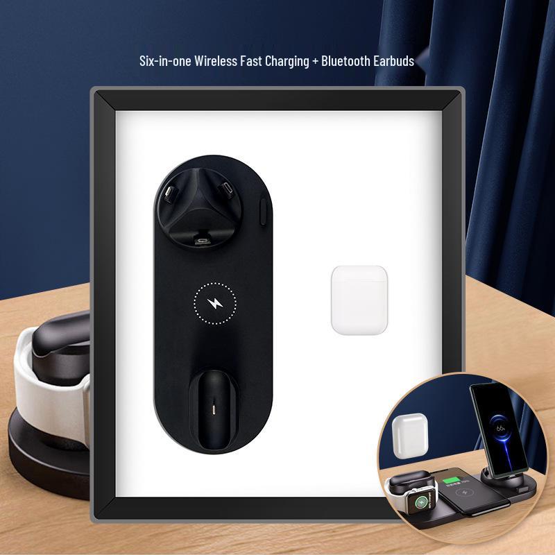 Wireless Charger Gift - Customizable Six-in-One for Company Events and Souvenirs