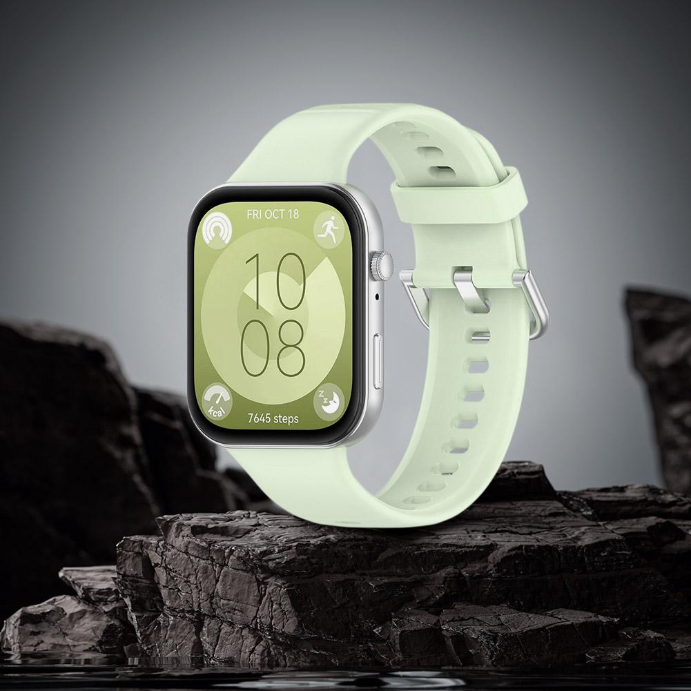 Silicone Strap Waterproof Strap Band Bracelet Replacement Adjustable Watch Bands Wrist Strap for Huawei Watch Fit 3 Accessories