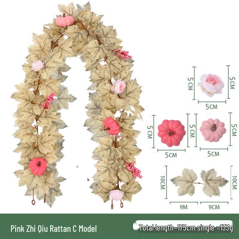 Skladem Podzimní a Halloweenská dekorace z javorových listů pro Vánoce a Den díkůvzdání