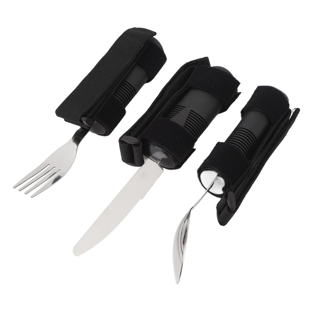 Set 3 piese Tacâmuri Adaptative Set Ustensile Adaptative Set Ustensile Ponderate pentru Persoanele În Vârstă
