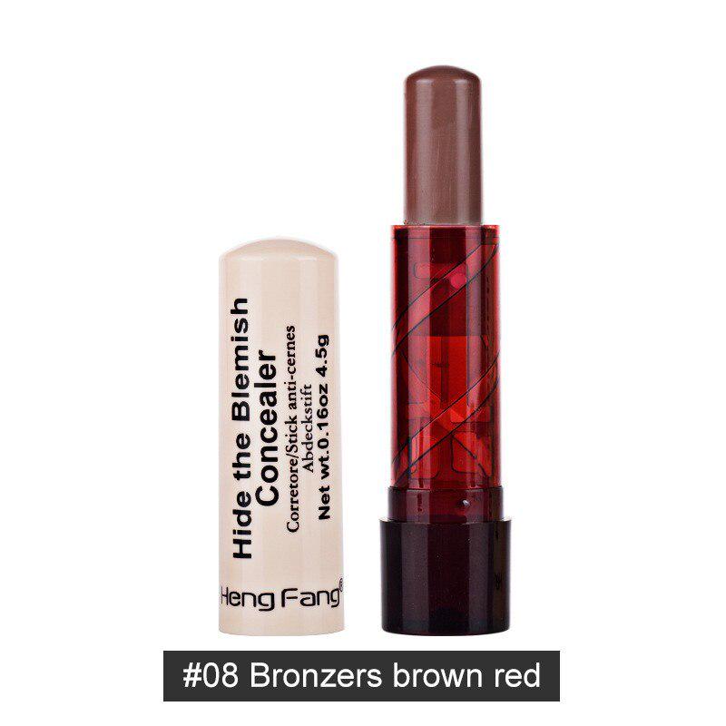 Женский Макияж Румяна Контур Хайлайтер Стик Тональная основа Макияж Бронзер База Консилер Карандаш #08