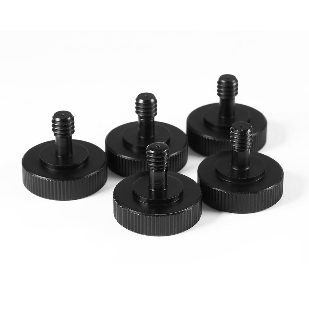 New Black 1 4 Male To 1 4 Female Screw Adapter For Camera Tripod Bracket Stand