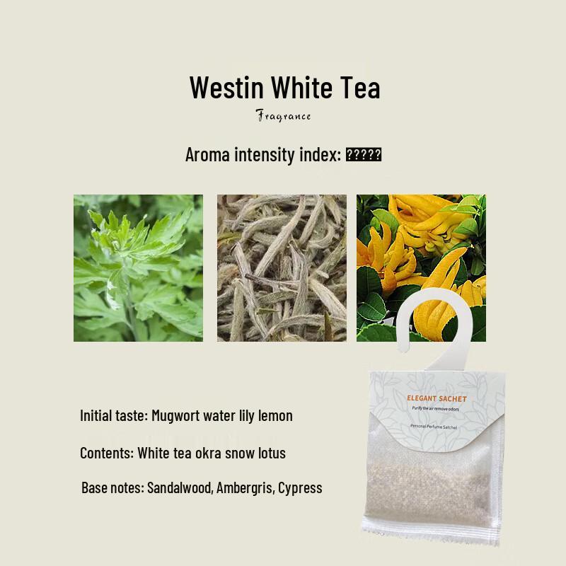 Westin White Tea Deodorizing Scent Sachets