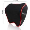 Crofy 2 Pack Car Neck Pillow, Softness Car Headrest Pillow For Driving With Adjustable Strap, 100% Memory Foam And Breathable Removable Cover,