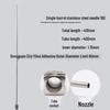 Stainless Steel 410mm Sharp Tip Glue Dispensing Valve with Flat Mouth for Injection Syringe Experimental Needle.