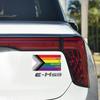 Reflective car stickers Everyone is Welcome Here - Waterproof Vinyl Sticker LGBTQ Progress Pride Flag Decorative accessories