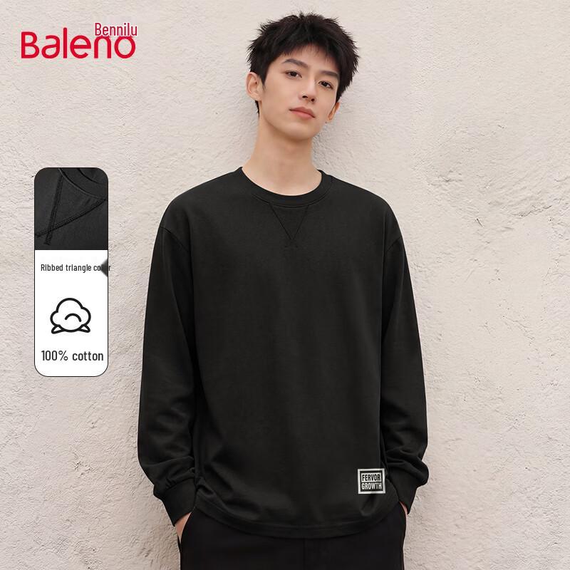 Baleno Men's Long Sleeve Cotton T-shirt