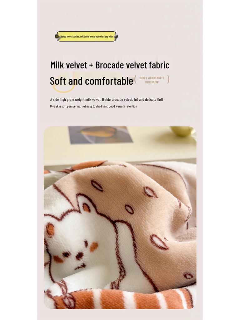 Yunjin Oboustranná zimní fleecová deka - Hrubá, útulná přehoz na pohovku a kancelářský šál