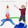 Kids Rocket Launcher Toy Foam Rockets and Sturdy Launcher Stand Outdoor Family Games Fun Outdoor Toy for Kids Birthday Gifts