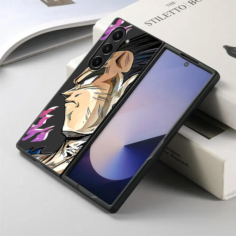 Case for Samsung Galaxy ZFold4 ZFold5 ZFold7 ZFold6 ZFold3 Z Fold 7 6 5 4 3 Back Phone Cover Anime D-Dragons B-Balls G-Gokus