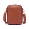 Women Travel Crossbody Bag Faux Leather Shoulder Bag with Adjustable Strap Messenger Bag Crossbody Purse for Cellphone Cards Keys