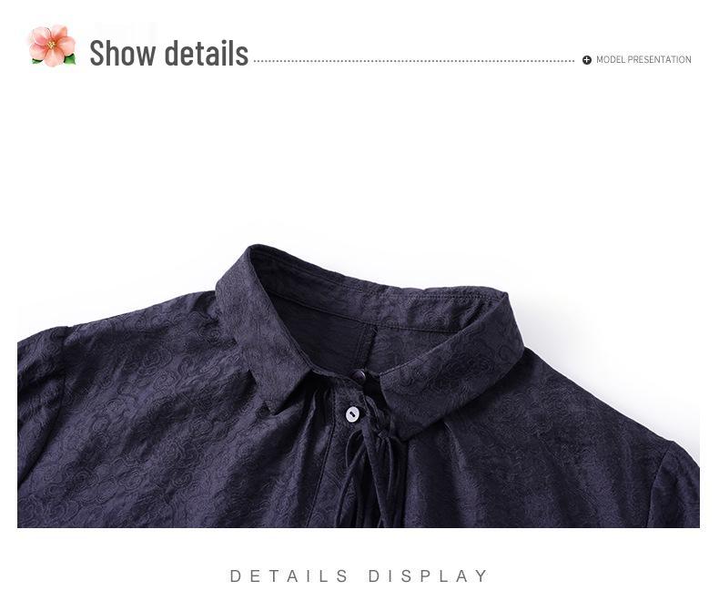 2026 Summer New Arrival: Chinese Style Plus Size Short Sleeve Dress for Middle-Aged and Elderly Women