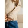 Свитер TeeShoppen Кошулка с воротником в ряд oversized