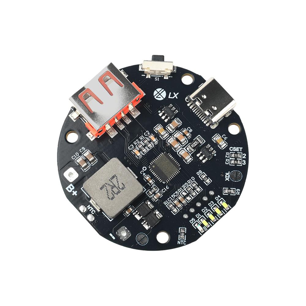 

22.5W Power Bank Bidirectional PD/QC Fast Charging Mobile Power Module Circuit Board For 3.2V Lithium Iron Phosphate DIY Board