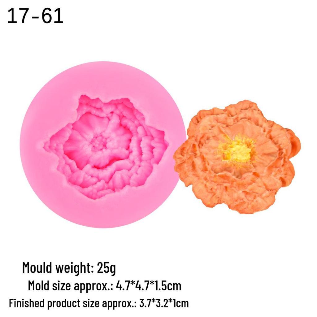 DIY Flower Decoration Silicone Mold for Cake & Clay Craft