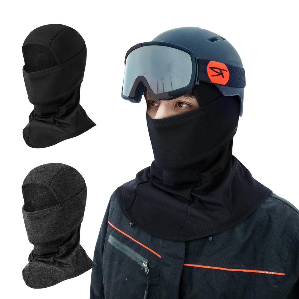 Winter Windproof Neck Hood Stretch Fleece Lined Head Breathable Face Highly Full for Unisex [AutoGo] Balaclava, Warmer, Warmer, Warmer, Mask, Elastic,