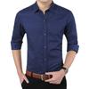 Men Men's Shirts Long Sleeve Printed Cotton Cultivate Morality Youth Shirt for Male Leisure Shirt